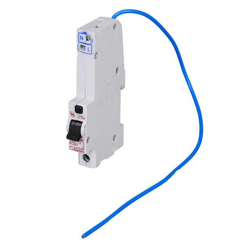 M2 10A 1P+N 1 Module C Curve 6kA 30mA Type AC RCBO