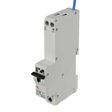 M2 16A Double Pole 1 Module C Curve 6kA 30mA Type A AFDD Combined RCBO ...