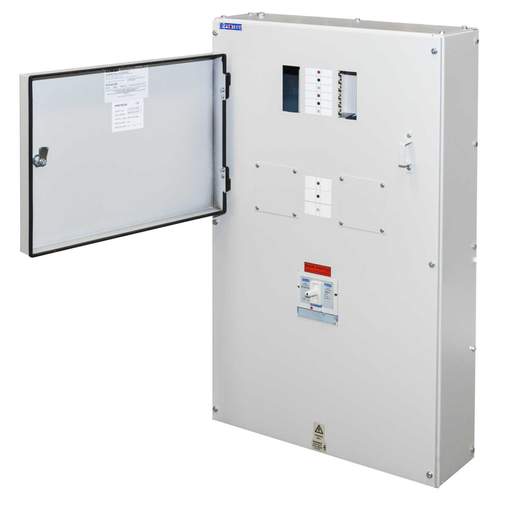 Proteus 4 Way 200A TP+N Panelboard with 200A TP Switch Disconnector Incomer