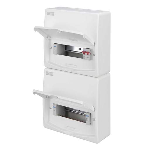 Proteus 19 Way Dual Row 100A Isolator Incomer Metal Clad Consumer Unit