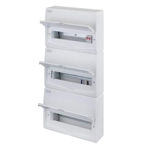Proteus 47 Way Triple Row 100A Isolator Incomer Metal Clad Consumer Unit