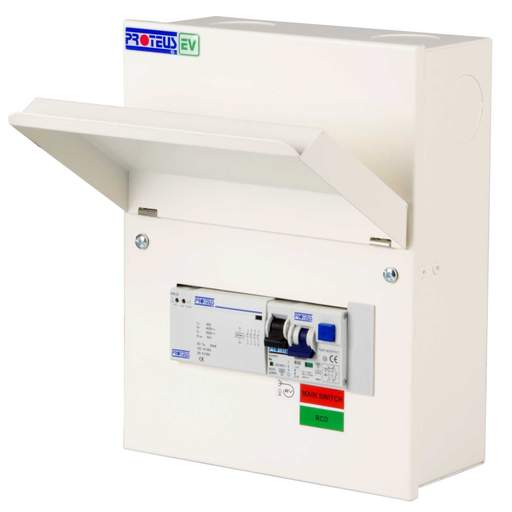 Proteus EV 32A EV Metal Clad Distribution Board with PME Fault Detection