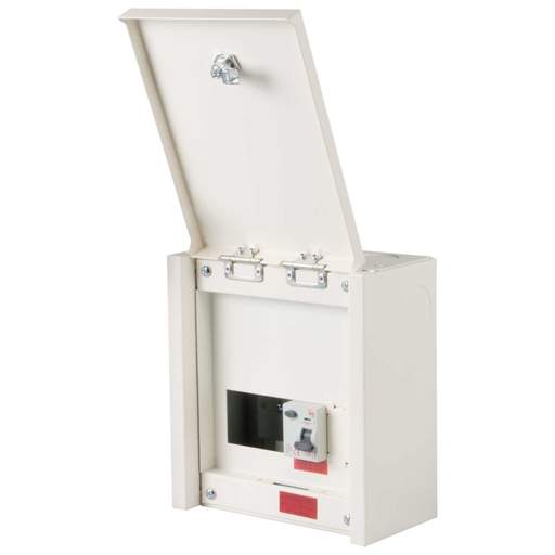 M2 4 Way 80A 30mA Type A RCD Incomer Metal Clad Consumer Unit