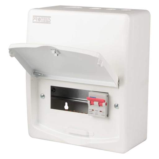 Proteus 4 Way 100A Isolator Incomer Metal Clad Consumer Unit