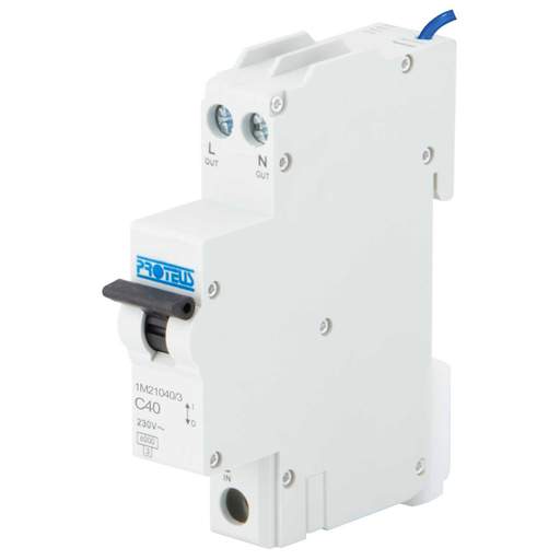 Proteus 40A Double Pole 6kA C Curve Compact MCB