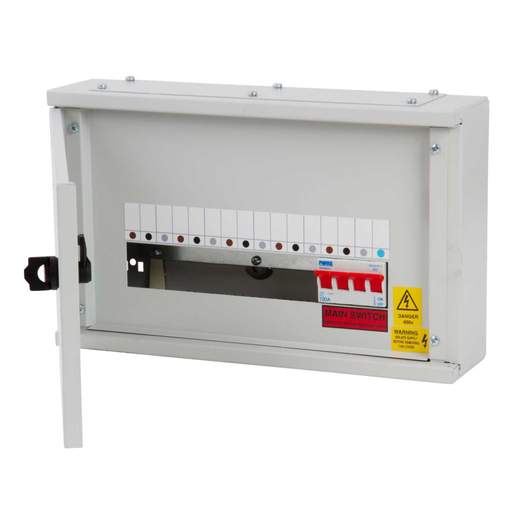 Proteus 4 Way TP+N Type A Distribution Board 100A Incomer