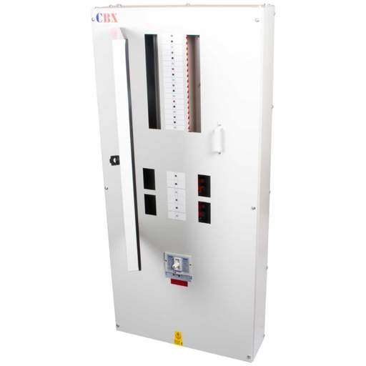 Proteus 12 + 4 Way TP+N MCB Combination Board with 250A Isolator Incomer