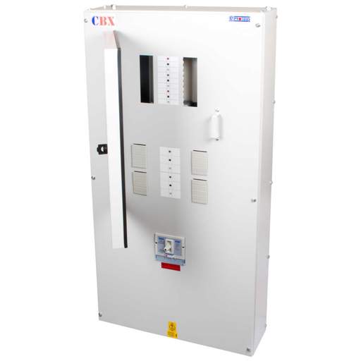Proteus 6 + 4 Way TP+N MCB Combination Board with 250A Isolator Incomer