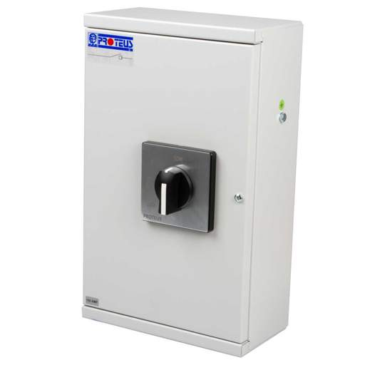 Proteus Euro 100A TP+N Metal Isolator Switch Disconnector