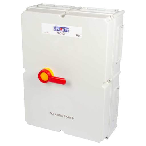 Proteus 630A 4 Pole Rotary Isolator Switch IP65