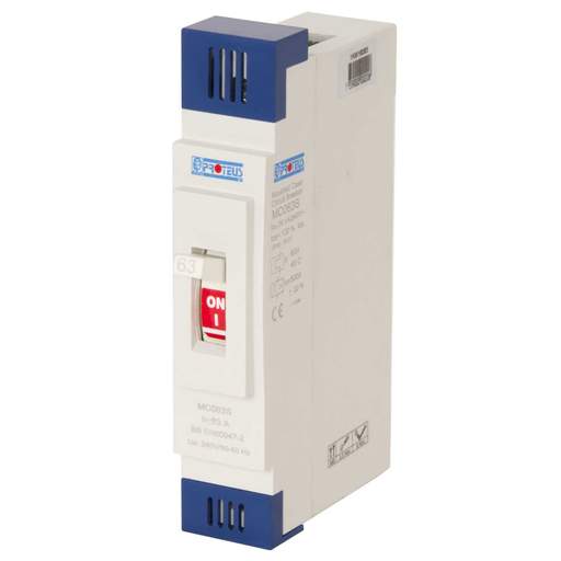 Proteus 63A Single Pole 36kA MCCB