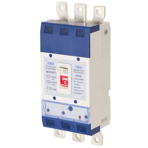 Proteus 630A Triple Pole 36kA Moulded Case Circuit Breaker