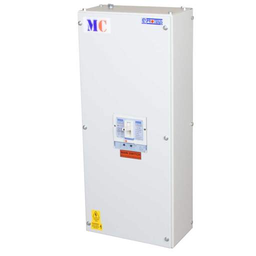 Proteus 125A Triple Pole 36kA MCCB in IP3X Steel Enclosure