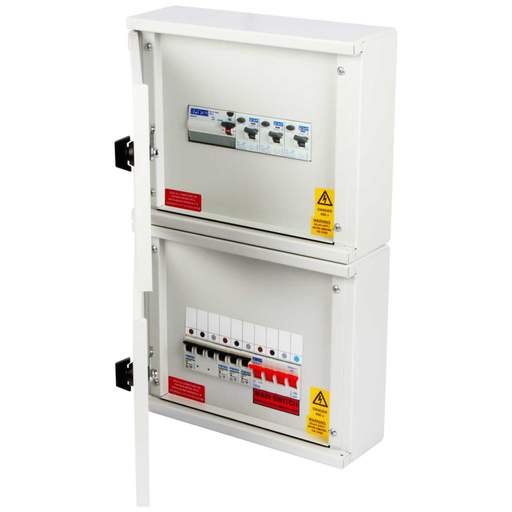 Proteus EV 2 Way TP+N Distribution Board with 100A Mains Incomer / RCDs