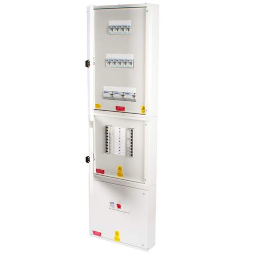 Proteus EV 6 Way TP+N Populated Distribution Board with 200A Mains Incomer / RCDs