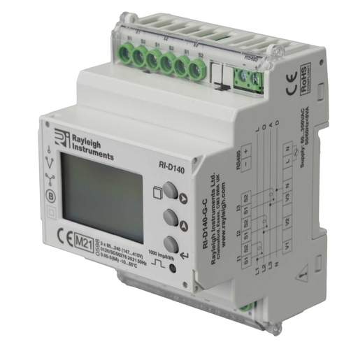 Rayleigh 3 Phase Multifunction Energy Meter MID Certified with Modbus