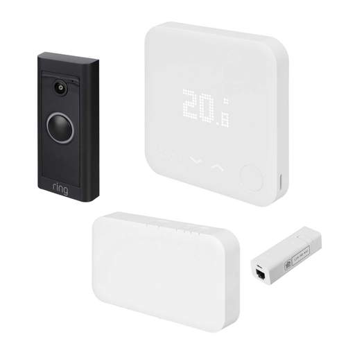 Tado / Ring Wireless Thermostat Starter Kit and Video Doorbell Wired