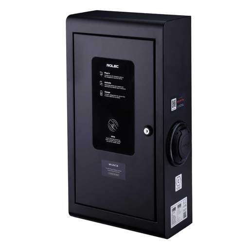 Rolec EV SecuriCharge Smart EV Charger 22kW 2 x Type 2 Socket Black