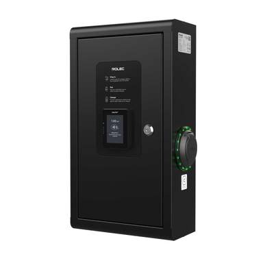 SecuriCharge Contactless Payment EV Charger 22kW 2 x Type 2 Sockets Black