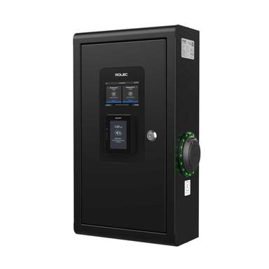 SecuriCharge LCD Contactless Payment EV Charger 7.4kW 2 x Type 2 Sockets Black
