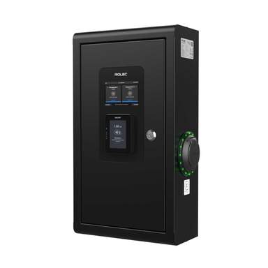 SecuriCharge LCD Contactless Payment EV Charger 22kW 2 x Type 2 Sockets Black