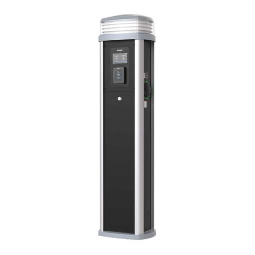 Rolec EV Quantum LCD Contactless Payment EV Charger 22kW 2 x Type 2 Sockets Black
