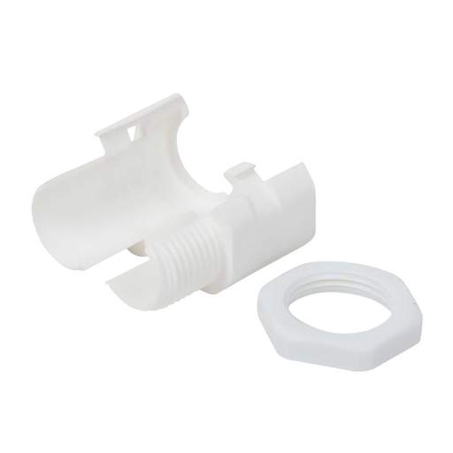 Ronbar 25mm Polypropylene Flexible Conduit Gland White (Sold in 1's)