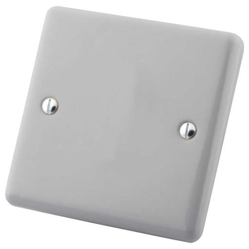 M2 1 Gang Blank Plate Metal Clad