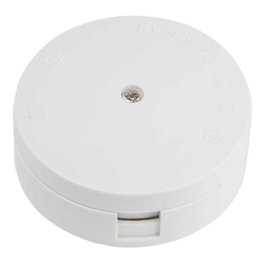 Omega 20A 4 Terminal Junction Box 60mm Diameter