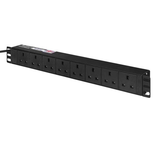 RPP 8 Way 19" Horizontal Rack Mounted PDU