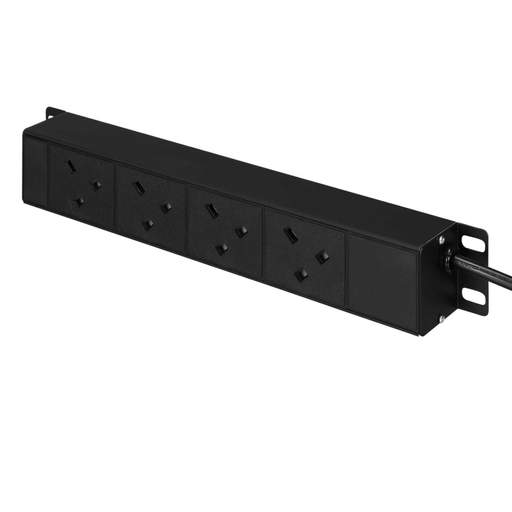 RPP 4 Way Angled Left Vertical Rack Mounted PDU