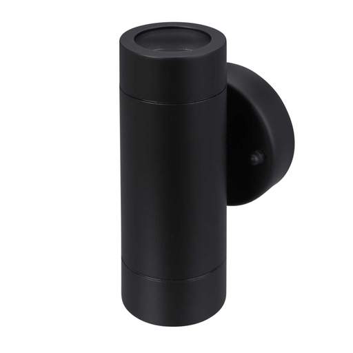 Saxby Lighting Palin GU10 Up/Down Wall Light - Matt Black (75432) | CEF