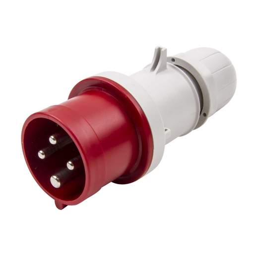Scame Optima RV 16A 3P+E 415V Reverse Plug IP44 Red