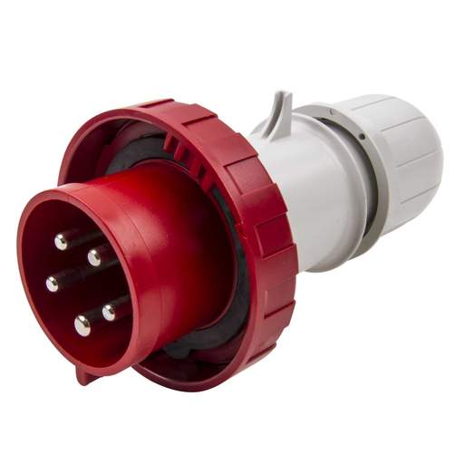 Scame Optima RV 32A 3P+N+E 415V Reverse Plug IP44 Red