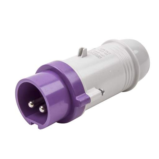 Scame IEC309 16A 2P 24V Low Voltage Plug IP44 Violet