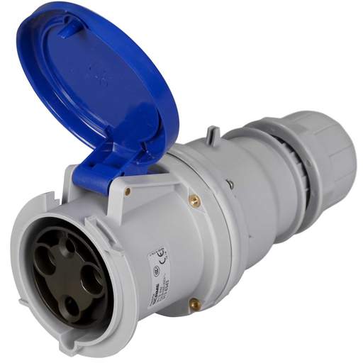 Scame Optima 63A 2P+E 230V Coupler IP44 Blue
