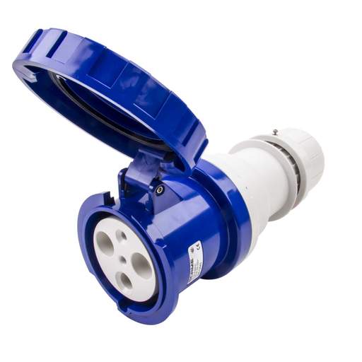 Scame Optima 125A 2P+E 230V Coupler IP67 Blue