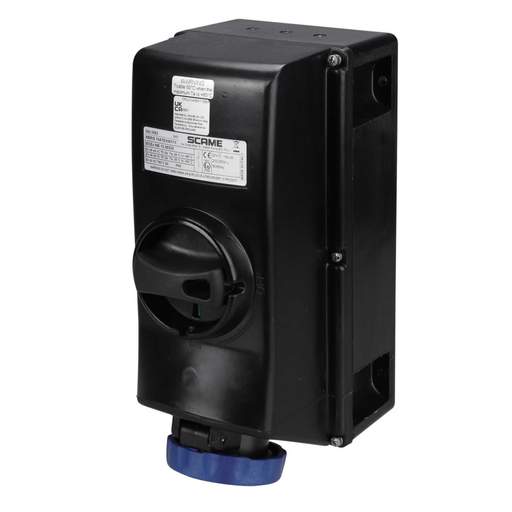 Scame Advance GRP GD Ex 16A 2P+E 230V Interlocked Socket