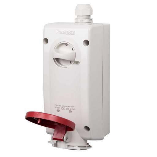 Scame Advance 2 32A 3P+N+E 415V Interlocked Socket IP44