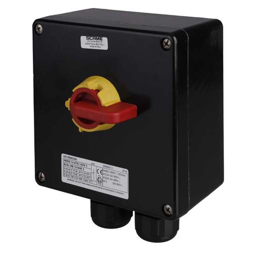 Scame 32A 3 / 4 Pole Ex GRP Emergency Switch Disconnector