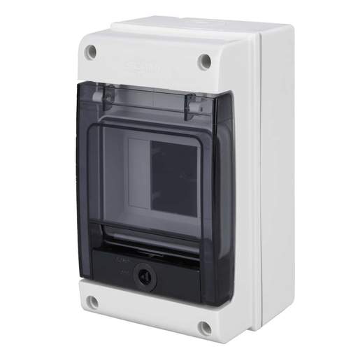 Scame DOMINO IP66 4 Module Insulated Enclosure with Terminal Blocks