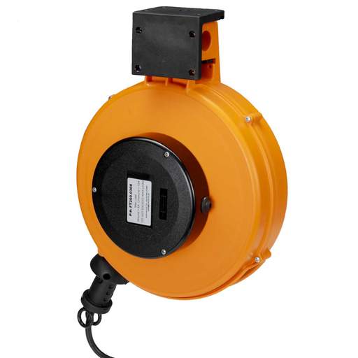 Schill 8m 110V / 230V 10A Fused Spring Return Cable Reel