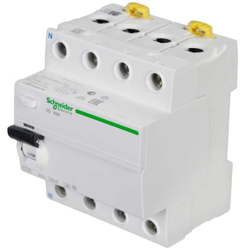 Schneider Acti9 63A 4 Pole 30mA Type A RCD