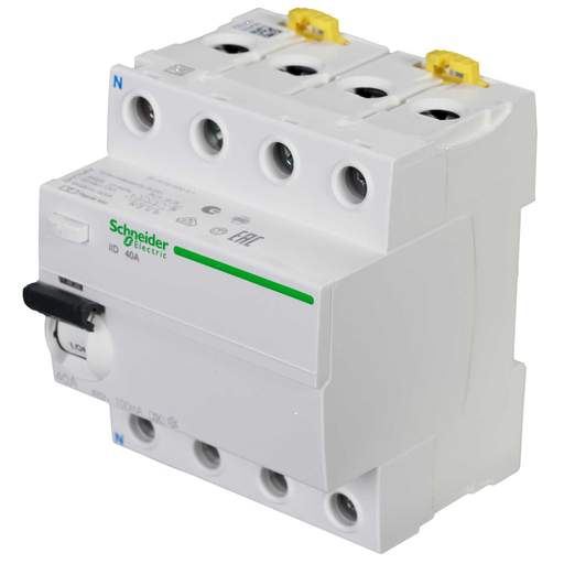 Schneider Acti9 40A 4 Pole 100mA Type A RCD