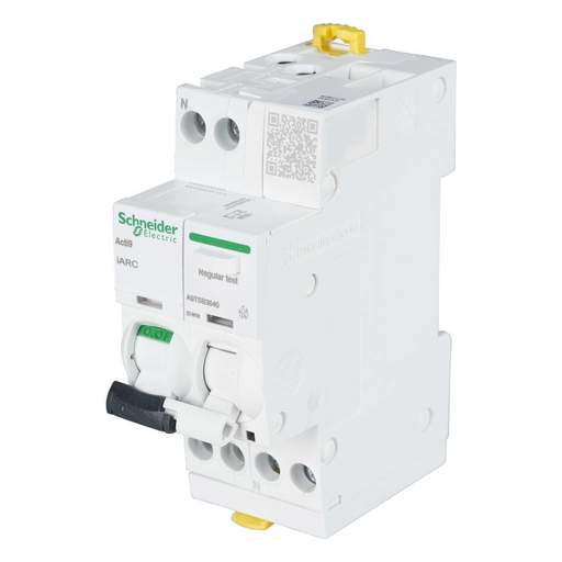 Schneider Acti9 40A 1P+N 10kA Type AC Arc Fault Detection Switch
