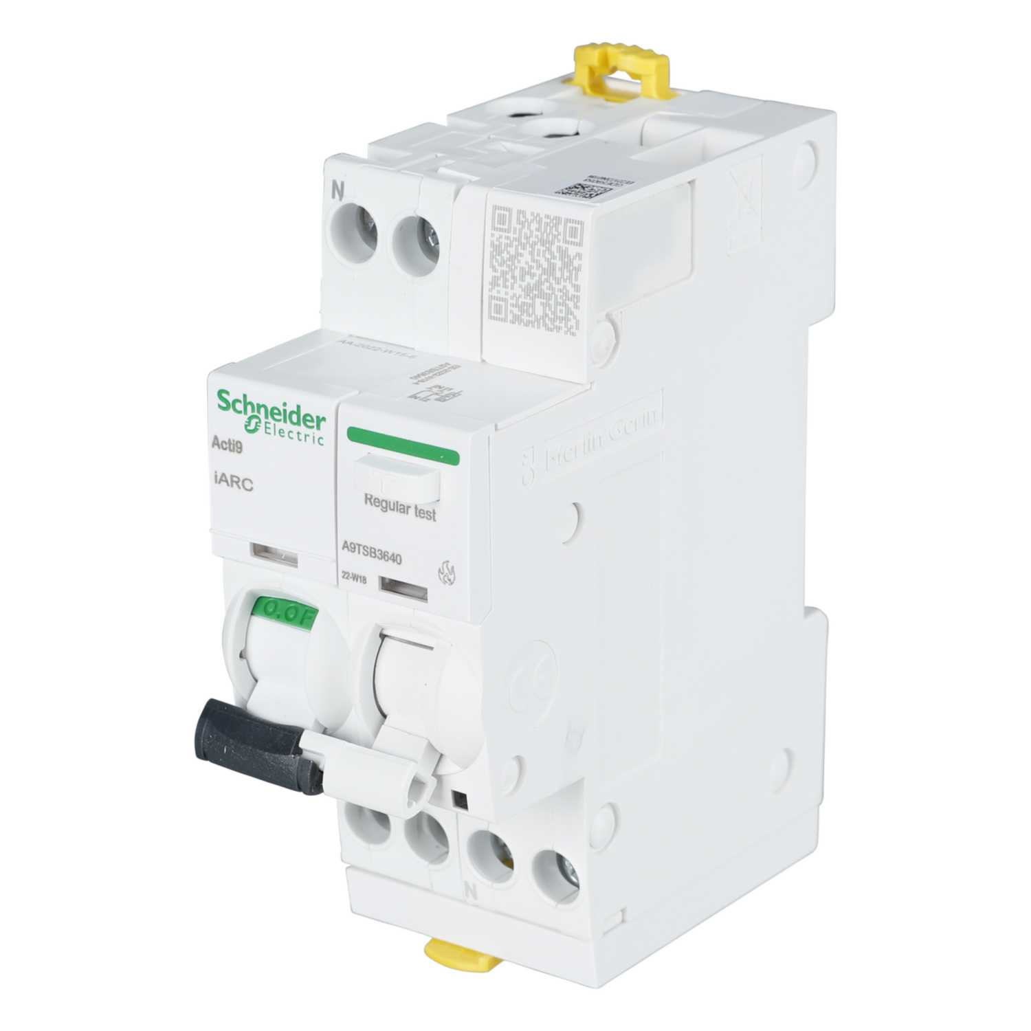 Schneider Acti9 40A Single Pole and Neutral Arc Fault Detection Switch