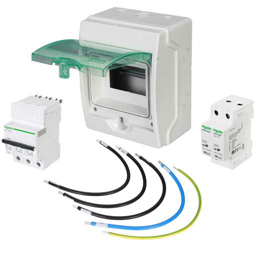 Schneider Square D IKQ 40kA 3 Pole and Neutral Type 2 Surge Arrester Kit