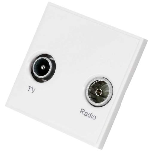 Schneider GET Ultimate TV / FM Euro Module White