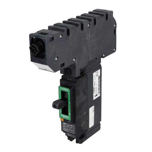 Schneider Merlin Powerpact4 80A Single Pole 25kA NSX MCCB L3