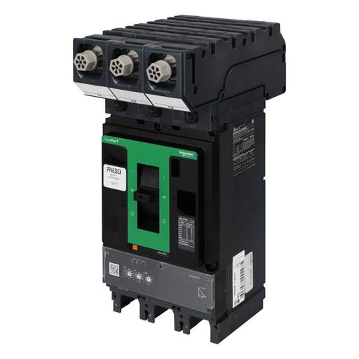 Schneider Merlin Powerpact4 630A Triple Pole 50kA NSX MCCB